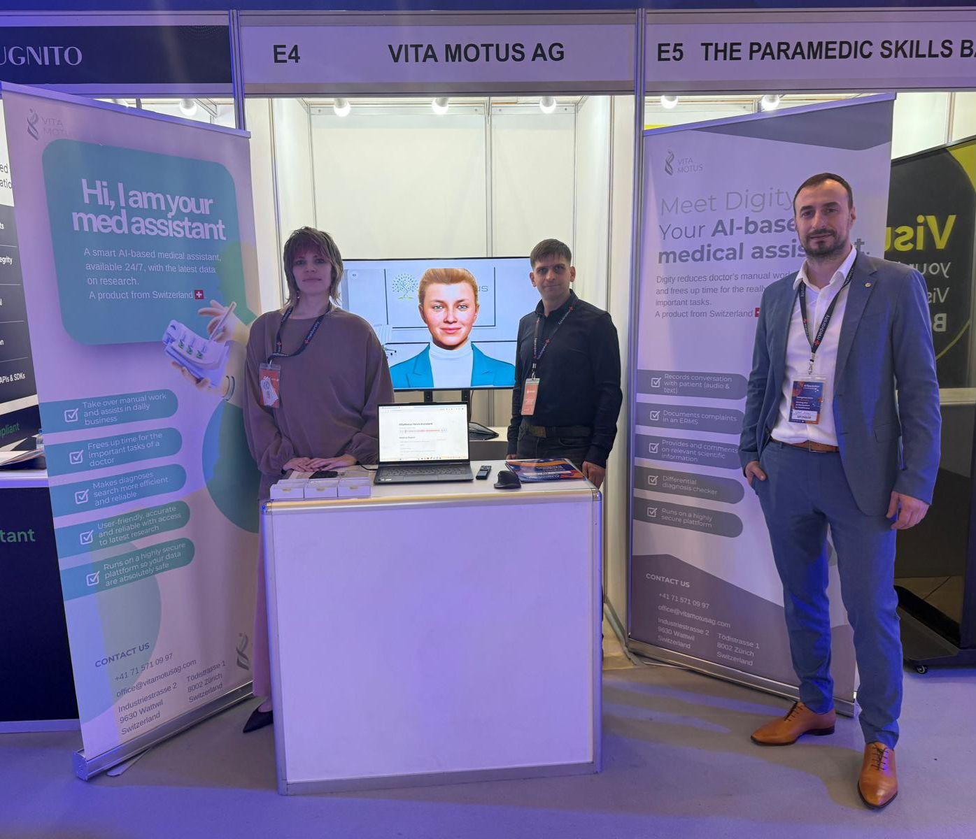 Our Product Digity at AI Revolution in Healthcare - Vita Motus